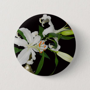 Artistieke Lelie Collectie-1 Ronde Button 5,7 Cm
