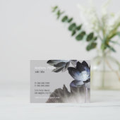 Artistieke Lotus Blossom Visitekaartje (Staand voorkant)