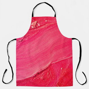 Artistieke make-up: kleurrijke creatieve compositi schort