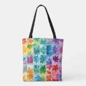 Artistieke Maple Leaf Carryall Draagtas (Achterkant)