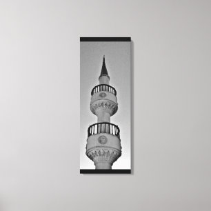 Artistieke minaret canvas afdruk