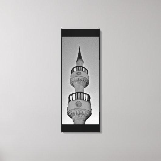 Artistieke minaret canvas afdruk (Voorkant)