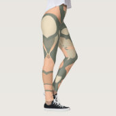 Artistieke organische Leggings - zacht naadloos on (Rechts)