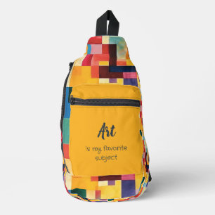 Artistieke patroonkunst is mijn favoriete onderwer sling bag