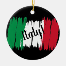 Artistieke penseelstreek Italië Vlag