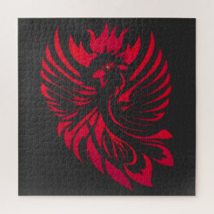 Artistieke Phoenix Flame. Vogels esthetiek Legpuzzel