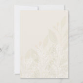 Artistieke Romantische Groene Thee Waterverf Kaart (Achterkant)