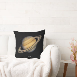 Artistieke Saturnus met levendige ringen Kussen