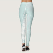 artistieke scheepsstroom leggings (Achterkant)