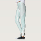 artistieke scheepsstroom leggings (Links)