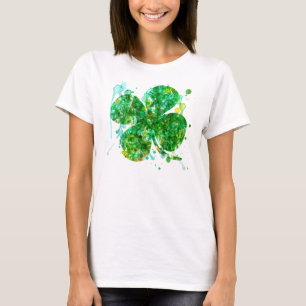 Artistieke shamrock of Women T-shirt