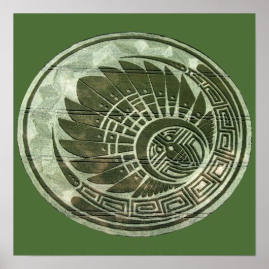 Artistieke snijcirkel poster (Voorkant)