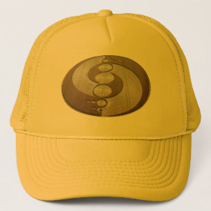 Artistieke snijcirkel trucker pet