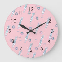 Artistieke snychro-zwemmers roze