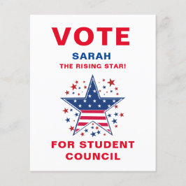 Artistieke Stem voor Klasse President: Rising Star Flyer