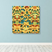 Artistieke stretched canvas Print: transformeer uw (Insitu (Houten vloer))