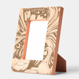 Artistieke tulpen en Sinaasappels Gegraveerde Lijstjes