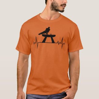 Artistieke turnstaart Pommel Horse gymnast T-shirt