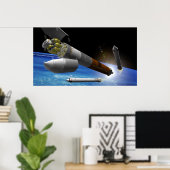Artistieke uitlevering van een zware lift poster (Thuiskantoor)