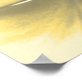 Artistieke ventilator in gele tafels poster (Hoek)