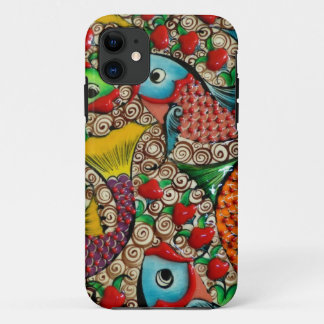 Artistieke vis iPhone 11 hoesje