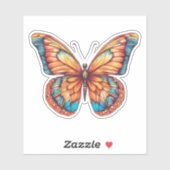 Artistieke Vlinder Waterdicht Sticker (Vel)