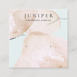 Artistieke Waterverf die juwelenvertoning verdient Vierkante Visitekaartje