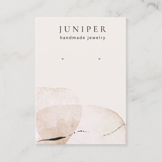 Artistieke Waterverf die juwelenvertoning verdient Visitekaartje (Voorkant)