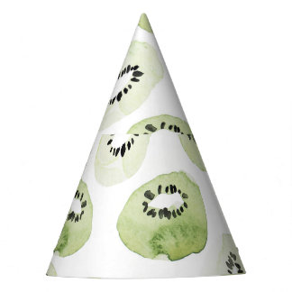 Artistieke Waterverf: Handgetekend naadloos ontwer Feesthoedjes