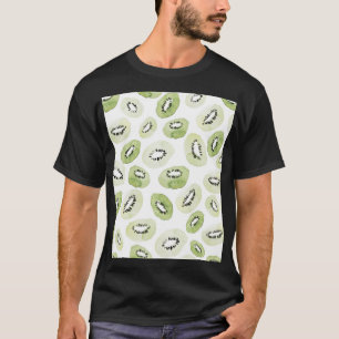Artistieke Waterverf: Handgetekend naadloos ontwer T-shirt