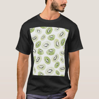 Artistieke Waterverf: Handgetekend naadloos ontwer T-shirt