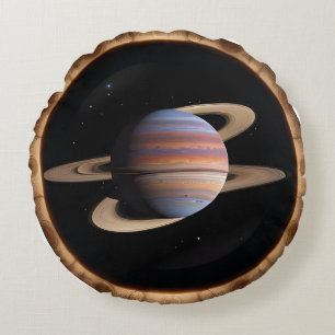Artistieke weergave van Saturnusringen met ruimte Rond Kussen