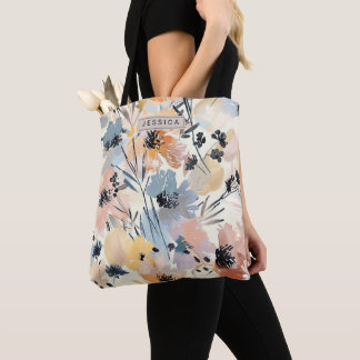 Artistieke Wildflowers Canvas tas
