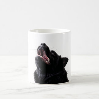 Artistieke Zwart-Hond Portretfoto Koffiemok