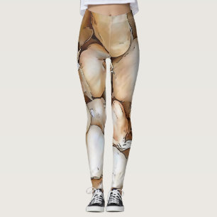 Artistieke zwarte bovenkunst met knoflook leggings
