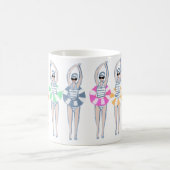  Artistieke zwemzwemzwemmers Koffiemok (Center)