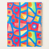 Artistique coloré abstrait géométrique personnalis (Dos)