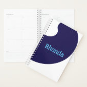 Artistisch Blauw en Witte Zwemelen Planner (Display)