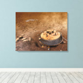 Artistisch concept canvas afdruk (Insitu (Houten vloer))