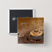 Artistisch concept vierkante button 5,1 cm (Voorkant /achterkant)