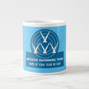 Artistisch gesynchroniseerd zwemclubteam T-Shirt Extra Grote Beker