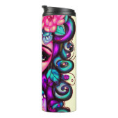 Artistisch meisje thermosbeker (Geroteerd rechts)