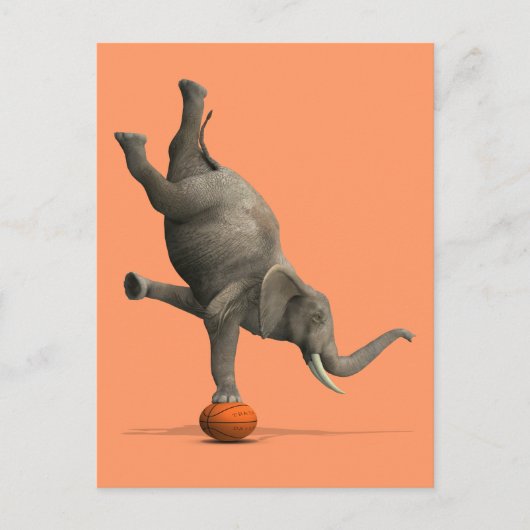 Artistisch olifant briefkaart (Voorkant)
