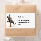 Artistisch olifant etiket (Insitu)