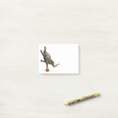 Artistisch olifant post-it® notes (Op bureau)