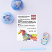 Artistisch paard, Riding Instructor, Academie Flyer (Enkel)