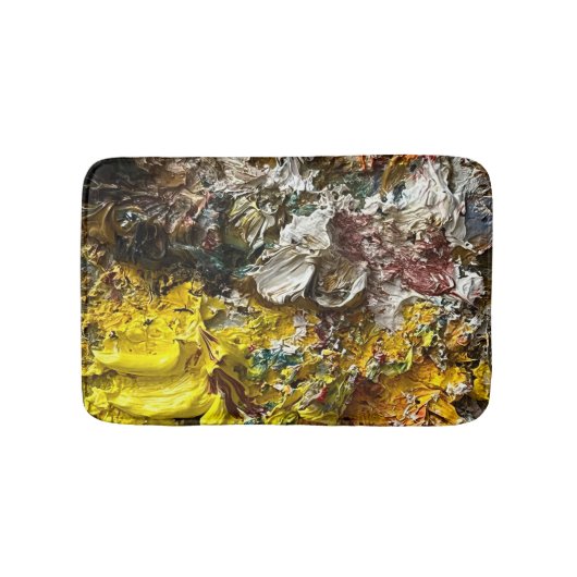 Artistisch palet #1 badmat (Voorkant)