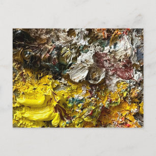 Artistisch palet #1 briefkaart