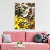 Artistisch palet #1 canvas afdruk (Insitu (Woonkamer))