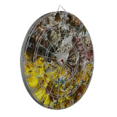 Artistisch palet #1 dartbord (Voorkant Links)